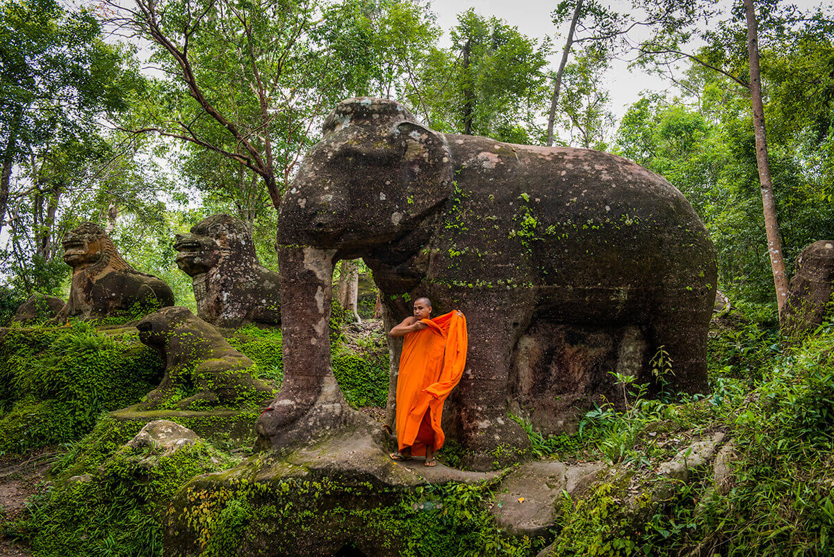 1-Day Phnom Kulen Elephant Pond Trekking 